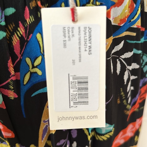 Johnny Was Mirko Tiered Maxi Dress - Picture 4 of 4